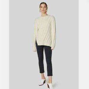 Derek Lam 10 Crosby Diagonal Cable-Knit XS